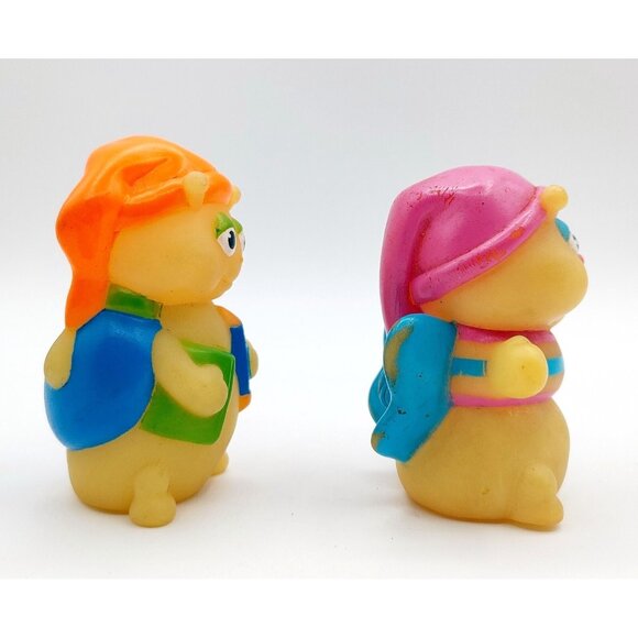 Hasbro Vintage 1986 Playskool Glo Worm Bug Friends Cricket & Bookbug Figures - Picture 2 of 4